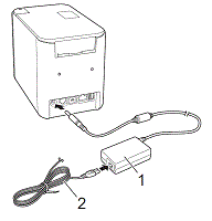 connect AC adapter