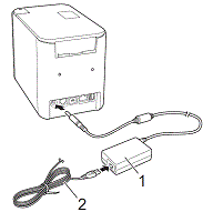 lichtnetadapter aansluiten