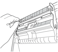 Label Output Slot