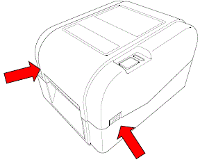 Open the Roll Compartment Cover