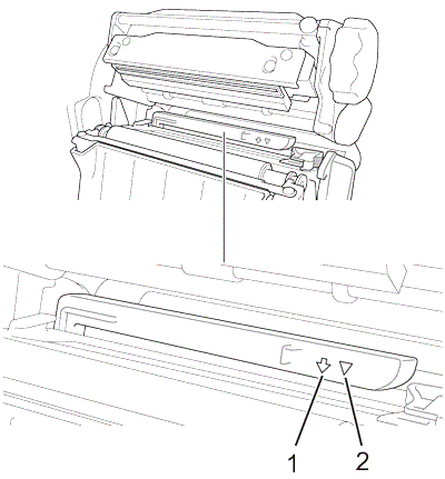 Clean the Black Mark Sensor and Gap Sensor