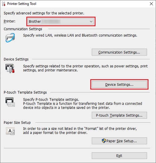 Printer Setting Tool