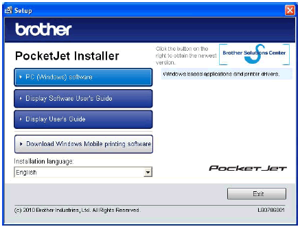How install the printer driver the CD-ROM? (for Windows) | Brother
