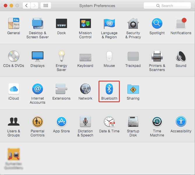 Hoe sluit ik de printer aan op mijn computer via Bluetooth®? (Mac OS X 10.8  of hoger) | Brother