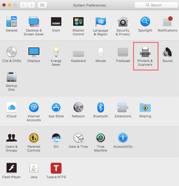 how to connect mac to printer for scanning
