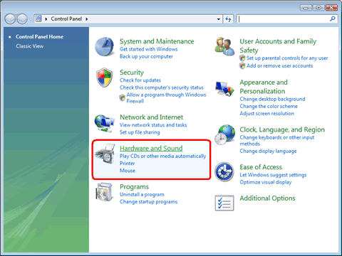 the display control panel is unable to change