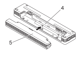 Inserting rechargeable Li-ion battery