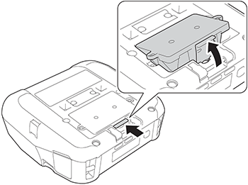 Pull out battery cover