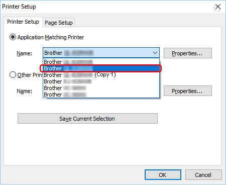 Printer Setup