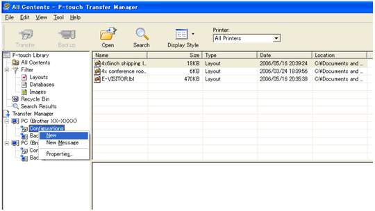 P-touch Transfer Manager P-touch Transfer Manager
