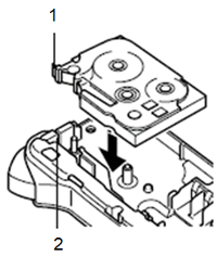 Installing tape cassette