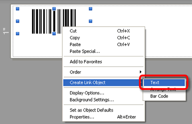 bar code properties