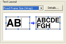 fixed frame size (wrap)