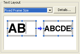 fixed frame size