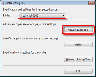 printer setting tool