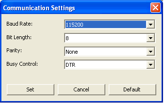 Communication Settings