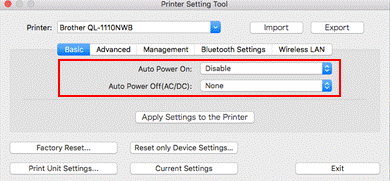 Printer Setting Tool