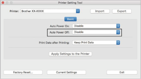 Printer Setting Tool