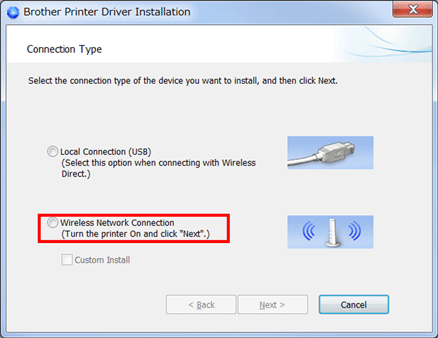 How do I connect the printer to my computer via Wi-Fi®? | Brother