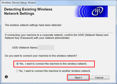 Wireless Device Setup Wizard