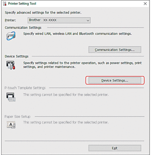 Printer Setting Tool