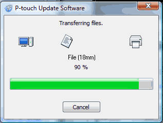 P-Touch софтуер за актуализация 05