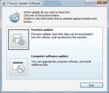P-touch aktualizace softwaru 01