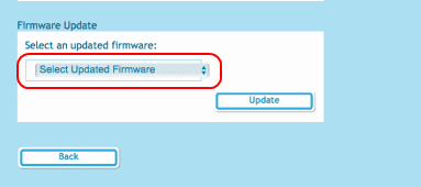 Firmware Update (Firmware-frissítés)