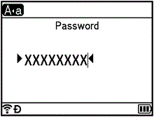 Lösenordsskärmen