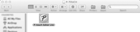 P-touch Editor Lite icon