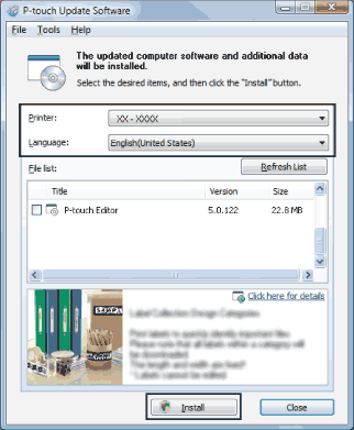 P-touch Update Software 02