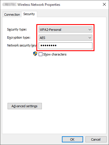 Find the Wireless Security Information (e.g., SSID, Network key, etc.) for  Windows | Brother