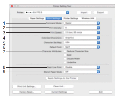 Printer Setting Tool