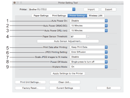 how to adjust printer settings on mac