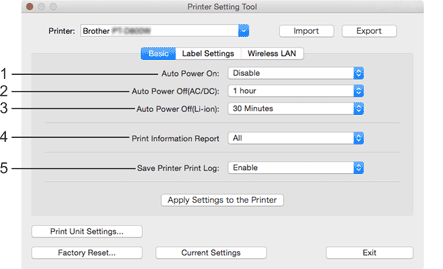 Mac Printer Setting Tool 2