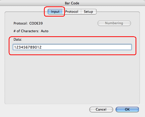 How to create a label containing a bar code/QR code (P-touch Editor 5.1 for  Mac) | Brother