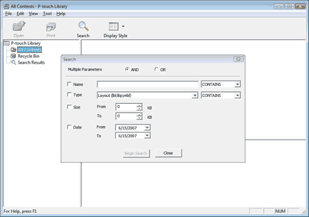 searching for templates or other data 01