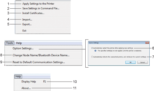 Print Communication Setting Using the Communication Settings (for Windows) | Brother