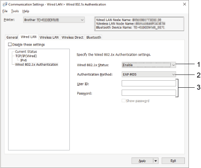 Wired 802.1x Authentication