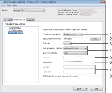 Wireless Settings