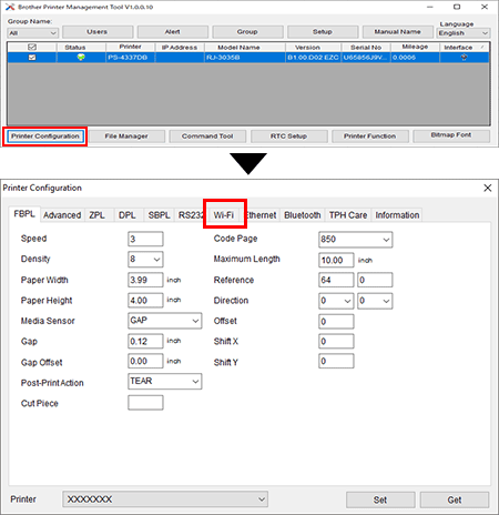 BPM - Printer Configuration 