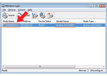 Modifier les paramètres réseau de votre imprimante (Adresse IP, masque de  sous-réseau et passerelle) à l'aide de BRAdmin Light (Pour Windows) |  Brother