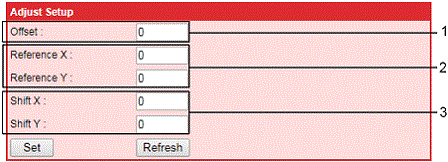 Adjust Setup