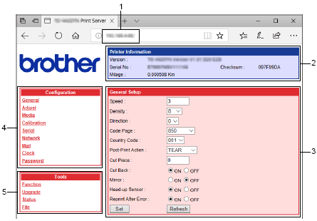 ugunstige længst lugt How to configure your printer by web browser | Brother