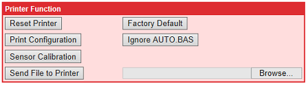 Funcție imprimantă