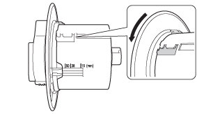 Kernhalter entriegeln