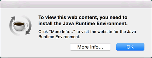 Java runtime for mac 10.10