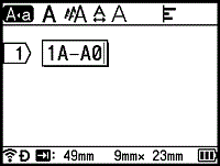 Serialize - Label creation screen 1