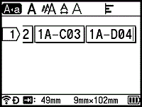 Simultaneous - Label creation screen 3