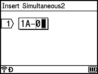 Simultaneous - Label creation screen 2